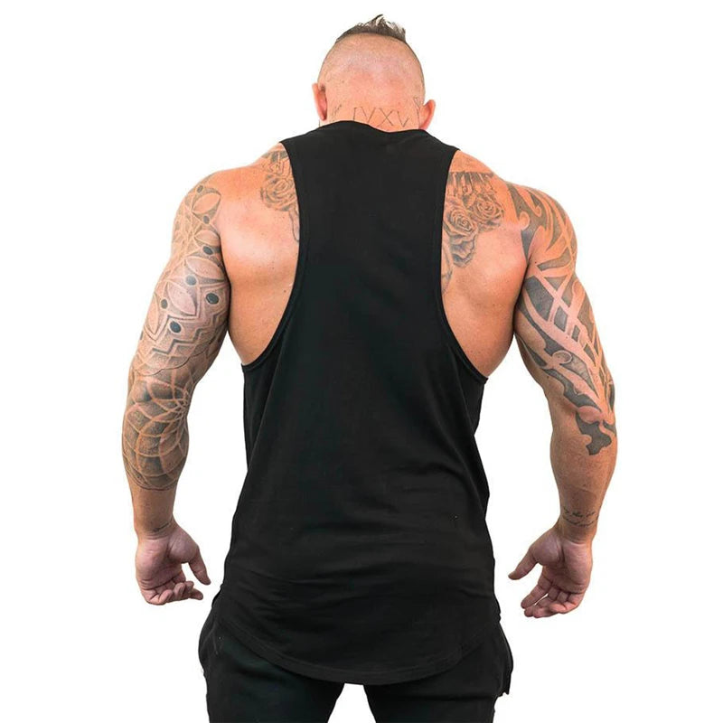 Brand Gyms Clothing Mens Bodybuilding Hooded Tank Top Cotton Sleeveless Vest Sweatshirt Fitness Workout Sportswear Tops Male