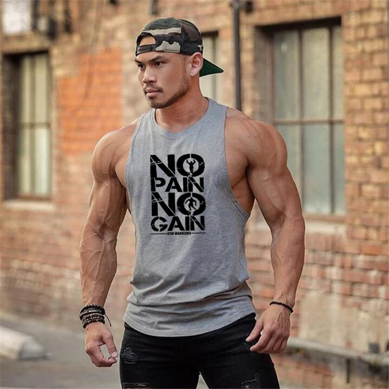 Brand Gyms Clothing Mens Bodybuilding Hooded Tank Top Cotton Sleeveless Vest Sweatshirt Fitness Workout Sportswear Tops Male